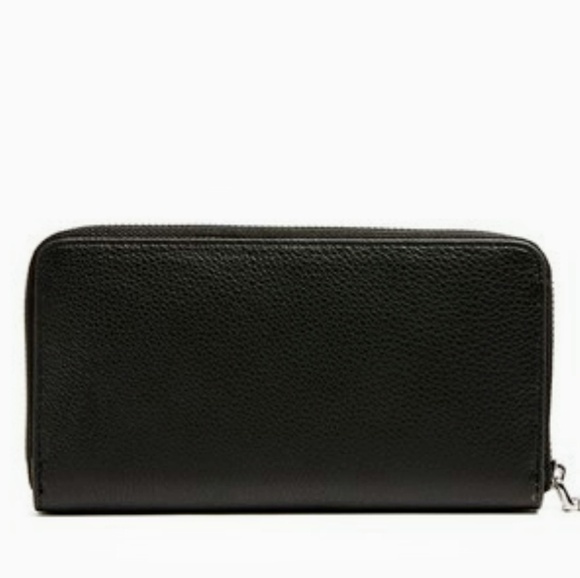 LOVE MoschinoPortafogli Vitello Heart Studded Zip - Picture 3 of 4